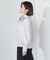ギャザーショルダーリボンブラウス　24SS