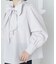 ギャザーショルダーリボンブラウス　24SS