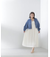 フリンジジャガードキャミワンピース
