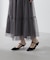 チュールティアードスカート