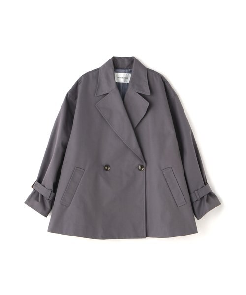 未使用級・24SS✨ナチュラルビューティー　テントラインミディトレンチコート　S テントラインミディトレンチコート 24SS｜ナチュラル
