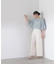 ツイルツータックワイドパンツ