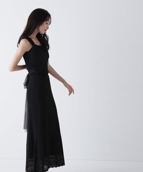 PLEATS PLEASE 美しい透かし編みセットアップ 透かし編みニットセットアップ｜ナチュラルビューティー