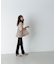 フロントスリットセミフレアパンツ