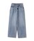 ワイドストレートデニムパンツ