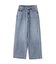 ワイドストレートデニムパンツ