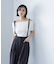 ストラップ付タックパンツ