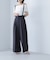 ストラップ付タックパンツ