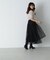 ドットチュールティアードスカート