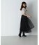 ドットチュールティアードスカート