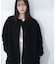 フォルムノーカラーロングコート　24AW