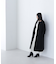 フォルムノーカラーロングコート　24AW
