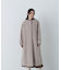 フォルムノーカラーロングコート　24AW
