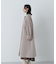 フォルムノーカラーロングコート　24AW