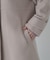 フォルムノーカラーロングコート　24AW