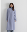 フォルムノーカラーロングコート　24AW