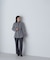 フェイクファースリーブペプラムコート　24AW