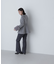 フェイクファースリーブペプラムコート　24AW