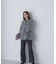 フェイクファースリーブペプラムコート　24AW