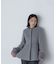 フェイクファースリーブペプラムコート　24AW