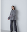 フェイクファースリーブペプラムコート　24AW