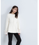 フェイクファースリーブペプラムコート　24AW
