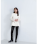 フェイクファースリーブペプラムコート　24AW