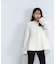 フェイクファースリーブペプラムコート　24AW
