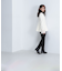 フェイクファースリーブペプラムコート　24AW