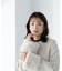フェイクファースリーブペプラムコート　24AW