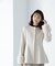 フェイクファースリーブペプラムコート　24AW