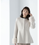 フェイクファースリーブペプラムコート　24AW