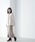 フェイクファースリーブペプラムコート　24AW