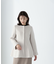 フェイクファースリーブペプラムコート　24AW