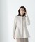 フェイクファースリーブペプラムコート　24AW