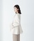 フェイクファースリーブペプラムコート　24AW