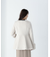 フェイクファースリーブペプラムコート　24AW