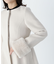 フェイクファースリーブペプラムコート　24AW