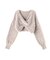 シャギークロップドツイストニット　24AW