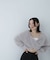 シャギークロップドツイストニット　24AW