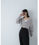 シャギークロップドツイストニット　24AW