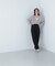 シャギークロップドツイストニット　24AW