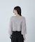 シャギークロップドツイストニット　24AW