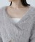 シャギークロップドツイストニット　24AW