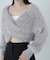 シャギークロップドツイストニット　24AW
