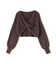 シャギークロップドツイストニット　24AW