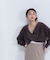 シャギークロップドツイストニット　24AW