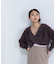 シャギークロップドツイストニット　24AW