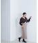 シャギークロップドツイストニット　24AW