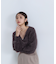 シャギークロップドツイストニット　24AW